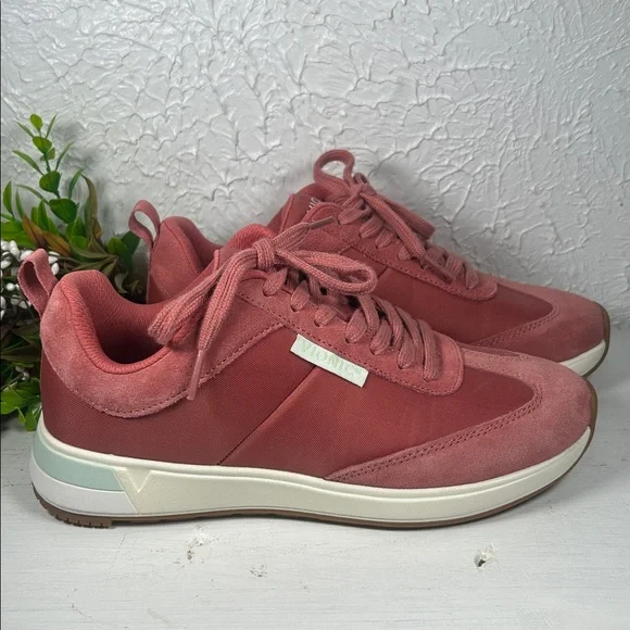 NWOT Vionic Breilyn Sneakers Pink Salmon Vionic Size 7 Sneaker Walking Shoe NWOT - Picture 5 of 12